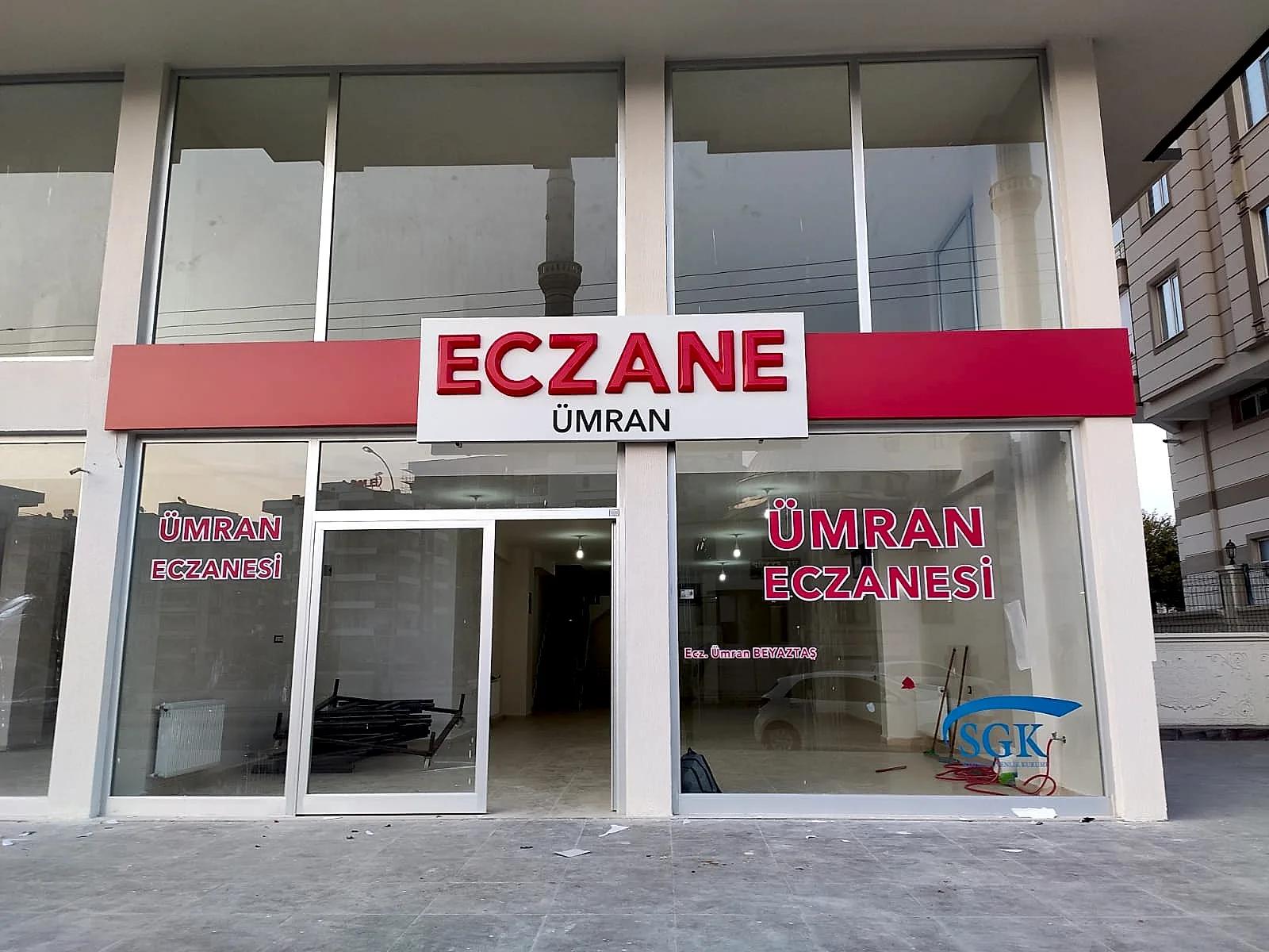 Ümran Eczanesi — Eczane Tabelası