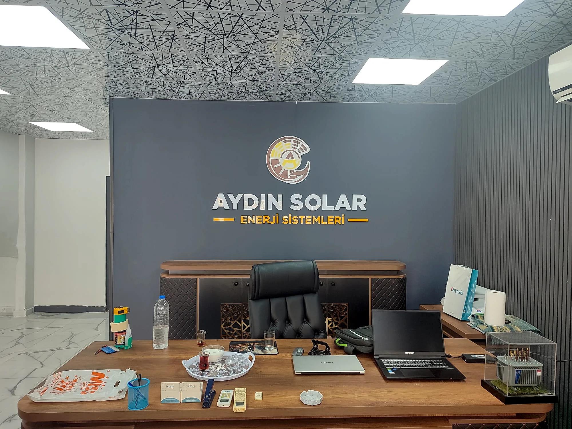 Aydın Solar Enerji Sistemleri — Foreks + Pleksi Uygulama