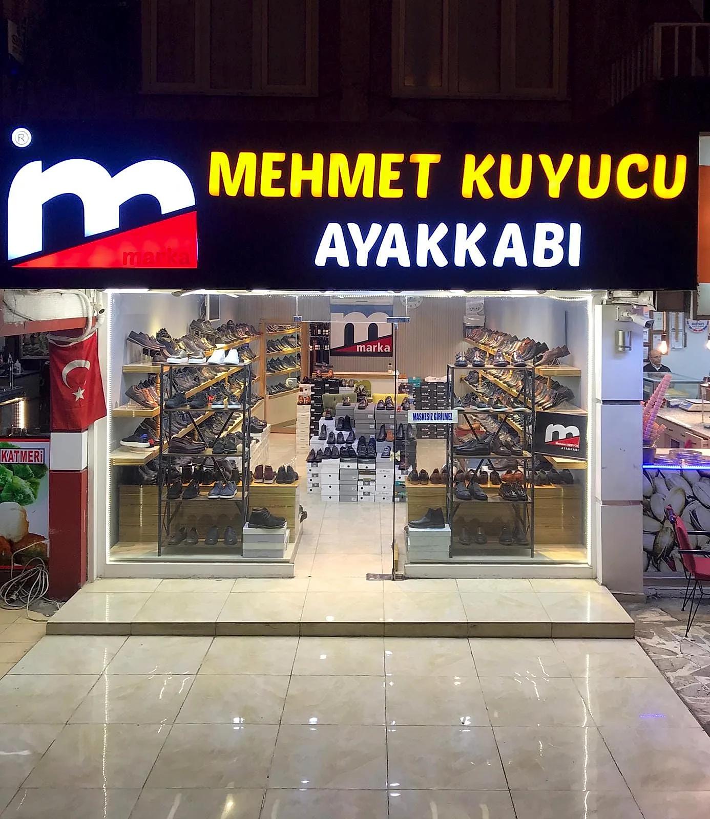Mehmet Kuyucu Ayakkabı — Işık Patlaması (Kutu Harf)