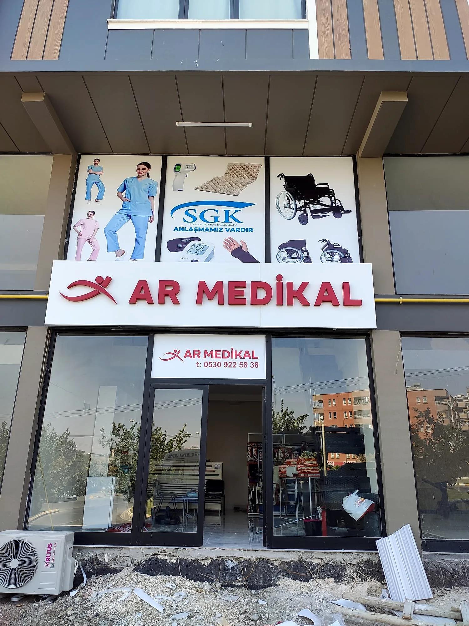 Ar Medikal — Kompozit Kutu Harf
