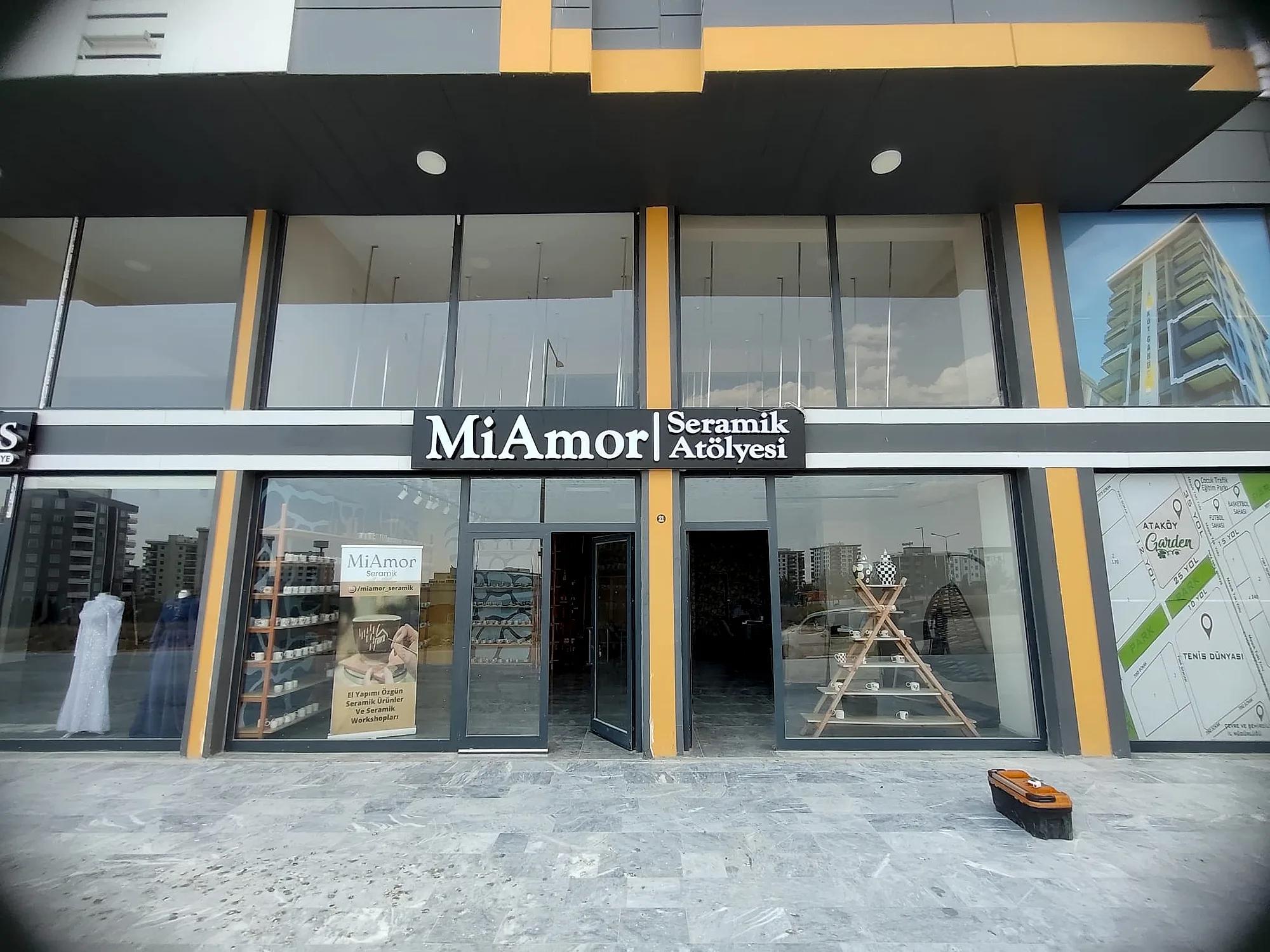 MiAmor Seramik Atölyesi — Kompozit Kutu Harf
