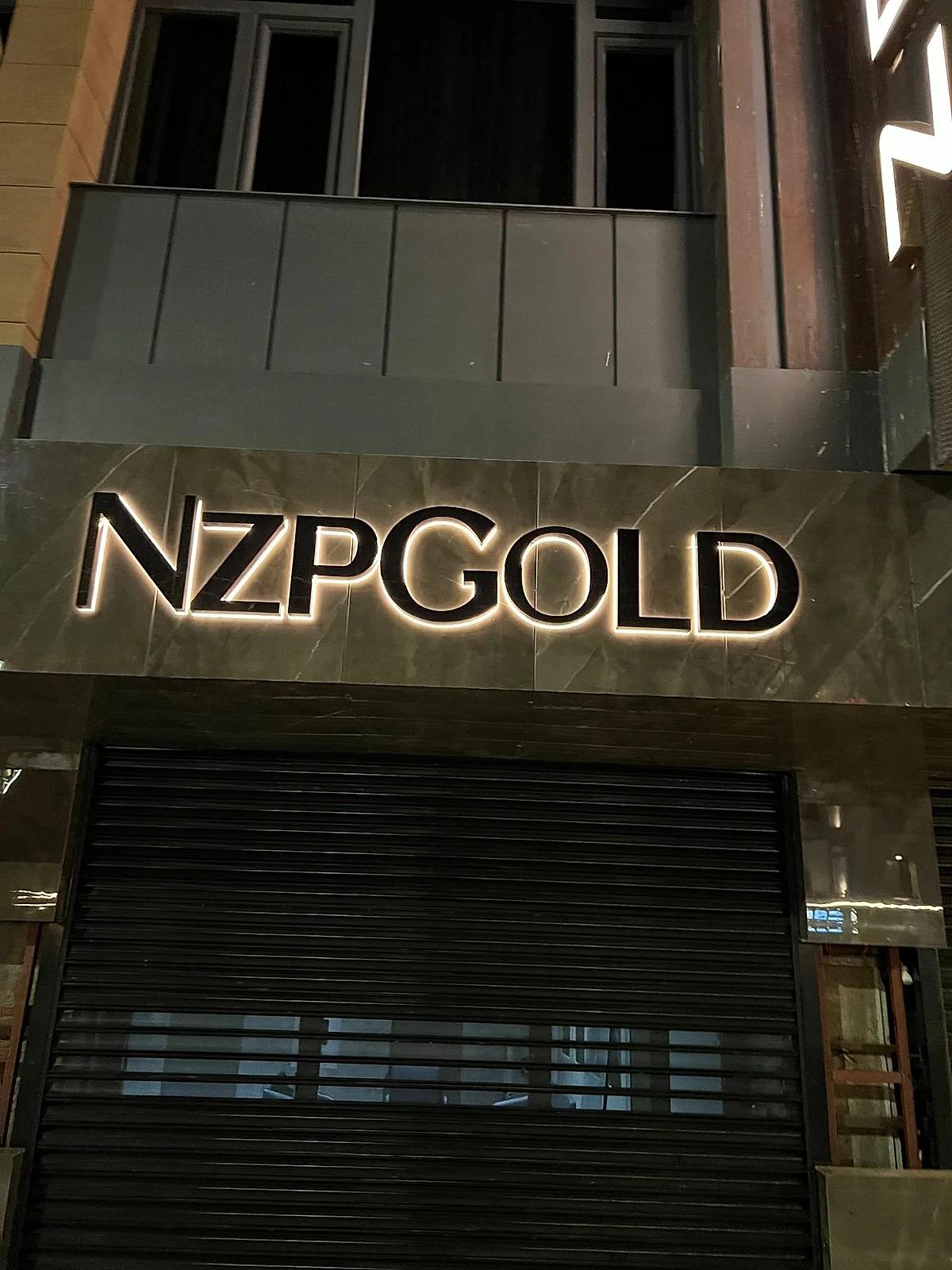 Krom Harf Arkadan Işıklı uygulaması: NZPGOLD Krom Harf Arkadan Işıklı