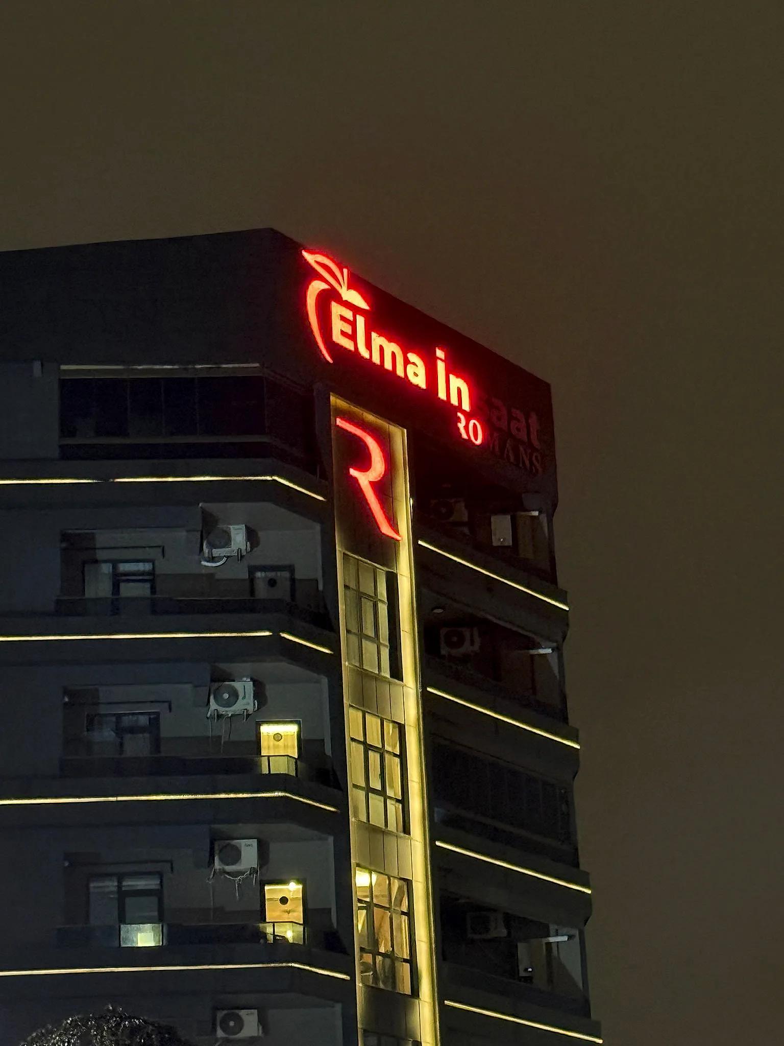 Elma İnşaat — Neon Tabela