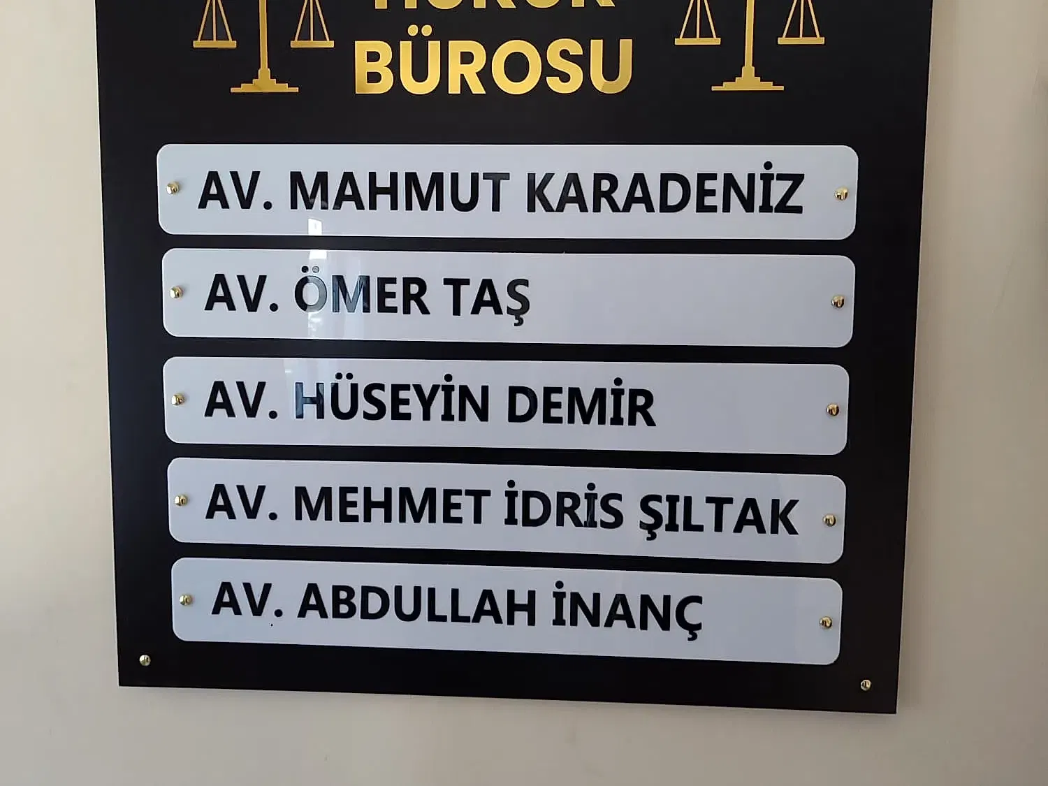 İsimlik / Kapı İsimliği