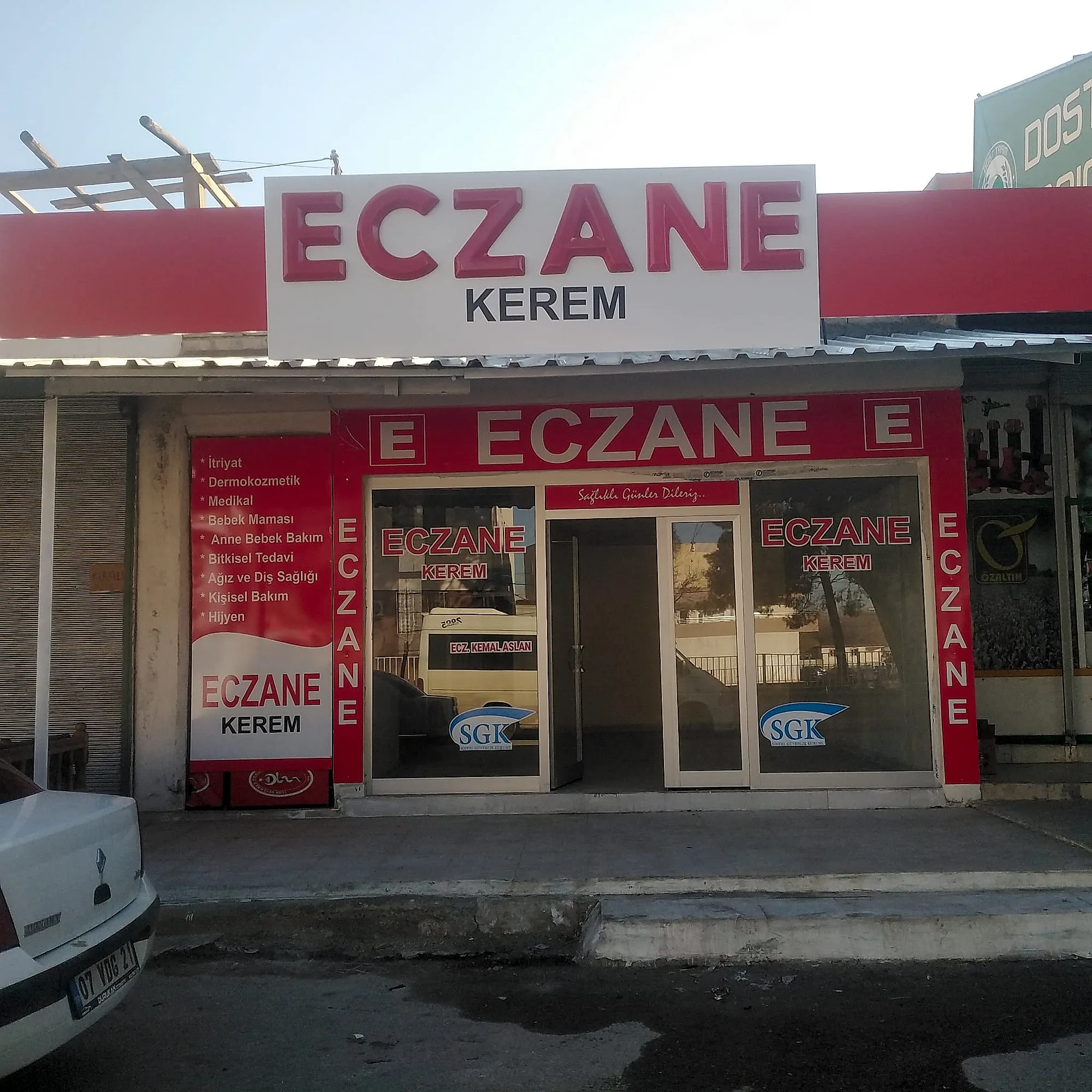 Kerem Eczanesi — Eczane Tabelası