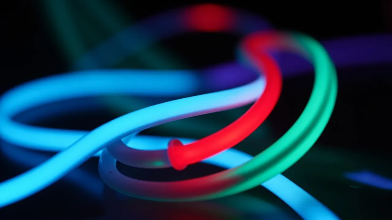 Neon harf üretim detayı